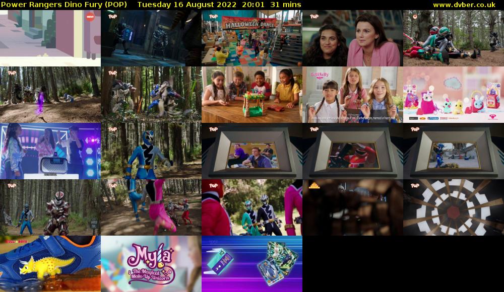 Power Rangers Dino Fury (POP) Tuesday 16 August 2022 20:01 - 20:32