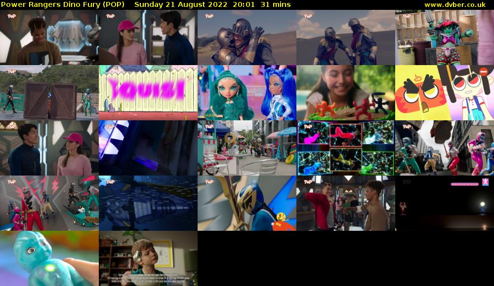 Power Rangers Dino Fury (POP) Sunday 21 August 2022 20:01 - 20:32
