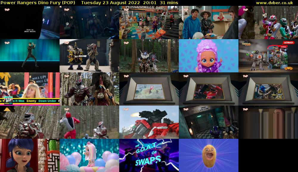 Power Rangers Dino Fury (POP) Tuesday 23 August 2022 20:01 - 20:32