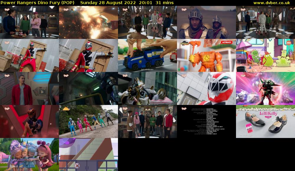 Power Rangers Dino Fury (POP) Sunday 28 August 2022 20:01 - 20:32