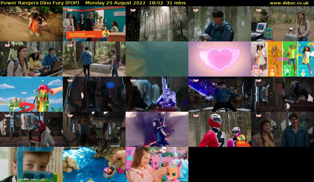 Power Rangers Dino Fury (POP) Monday 29 August 2022 18:02 - 18:33