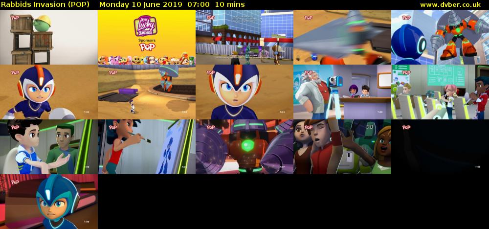 Rabbids Invasion (POP) Monday 10 June 2019 07:00 - 07:10