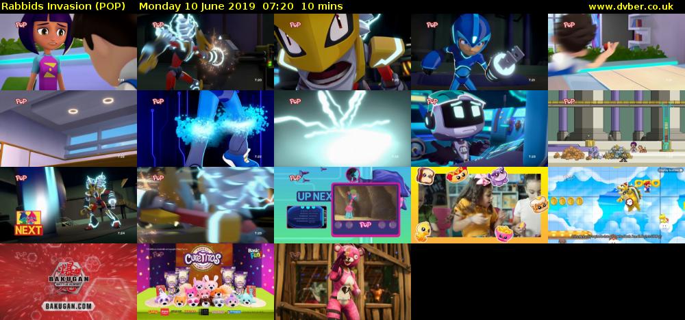 Rabbids Invasion (POP) Monday 10 June 2019 07:20 - 07:30