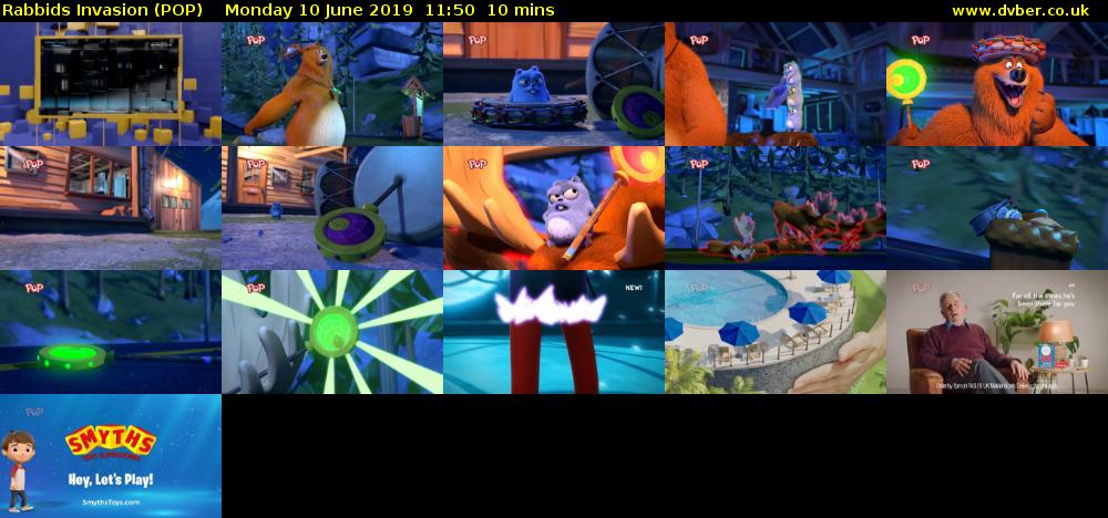Rabbids Invasion (POP) Monday 10 June 2019 11:50 - 12:00
