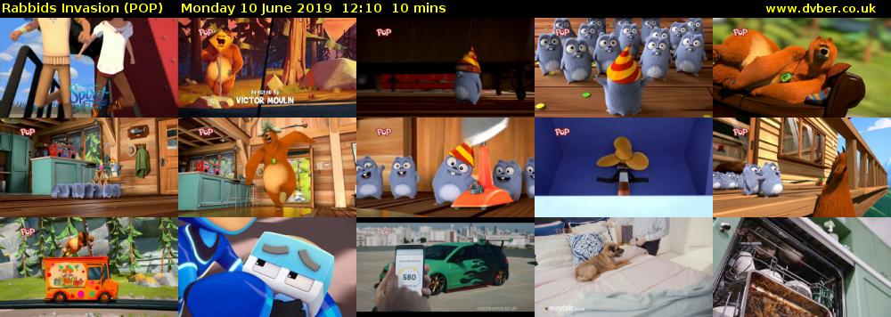 Rabbids Invasion (POP) Monday 10 June 2019 12:10 - 12:20