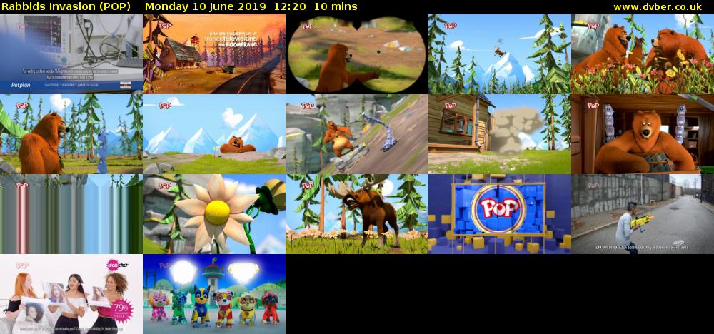 Rabbids Invasion (POP) Monday 10 June 2019 12:20 - 12:30