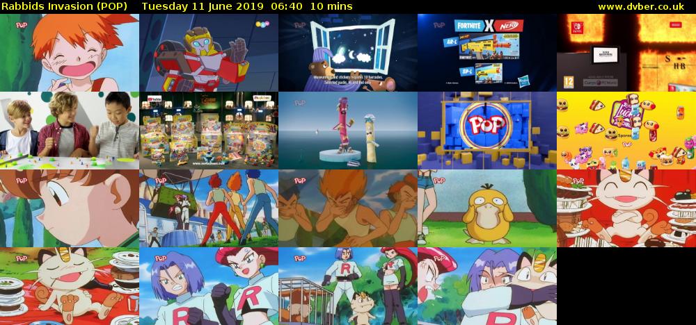 Rabbids Invasion (POP) Tuesday 11 June 2019 06:40 - 06:50