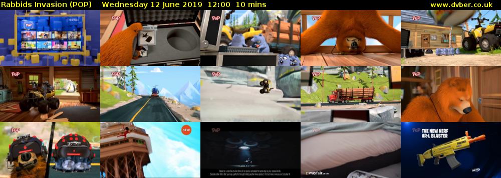 Rabbids Invasion (POP) Wednesday 12 June 2019 12:00 - 12:10