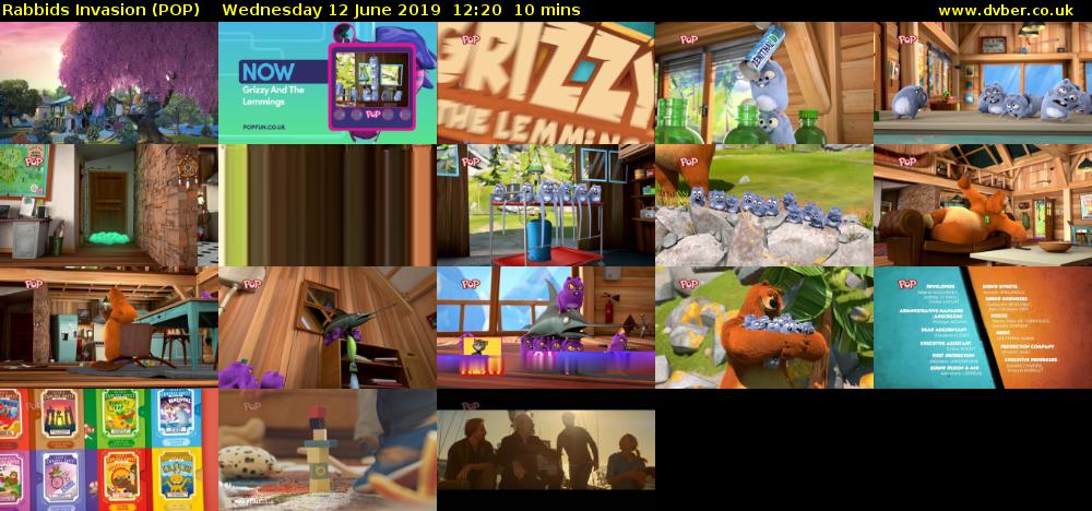 Rabbids Invasion (POP) Wednesday 12 June 2019 12:20 - 12:30