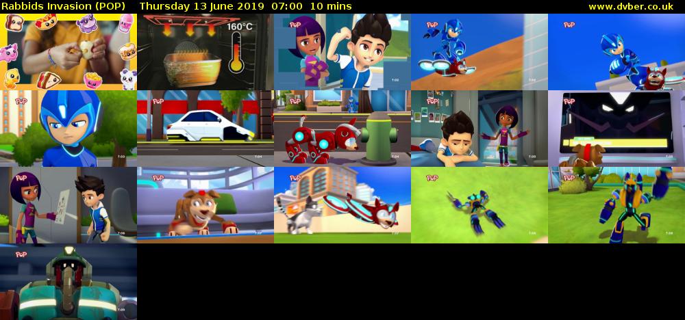 Rabbids Invasion (POP) Thursday 13 June 2019 07:00 - 07:10