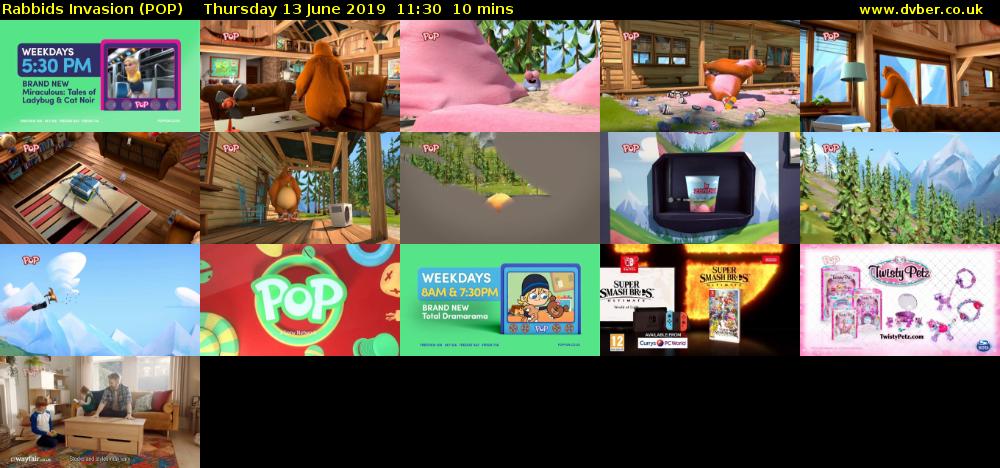 Rabbids Invasion (POP) Thursday 13 June 2019 11:30 - 11:40