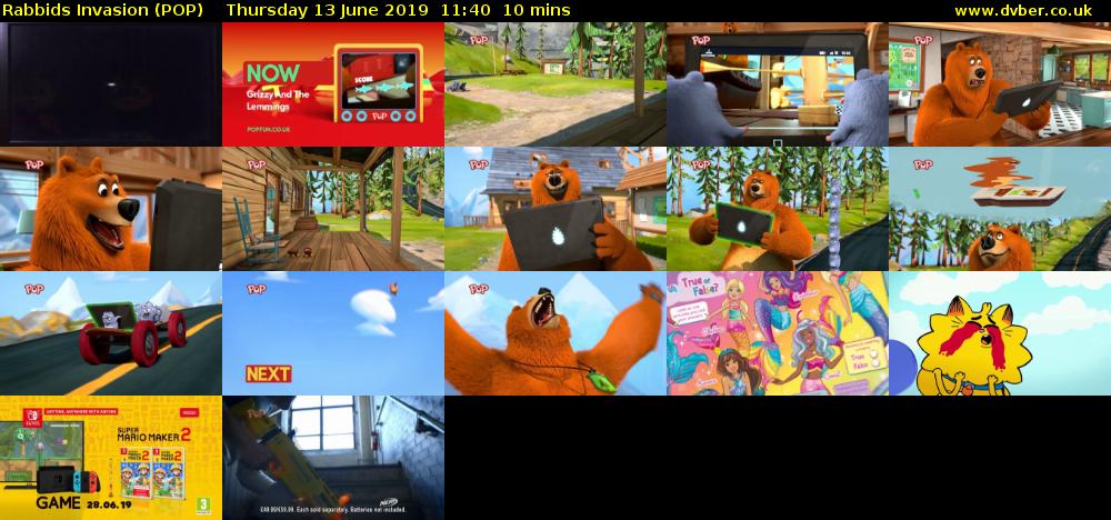 Rabbids Invasion (POP) Thursday 13 June 2019 11:40 - 11:50