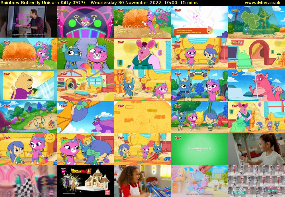 Rainbow Butterfly Unicorn Kitty (POP) Wednesday 30 November 2022 10:00 - 10:15