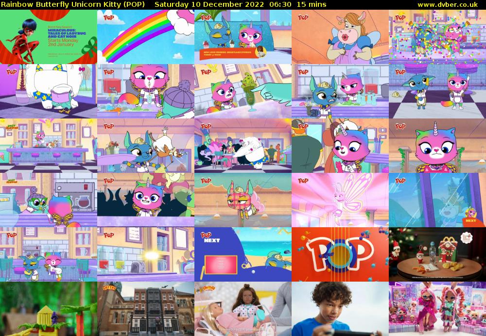 Rainbow Butterfly Unicorn Kitty (POP) Saturday 10 December 2022 06:30 - 06:45