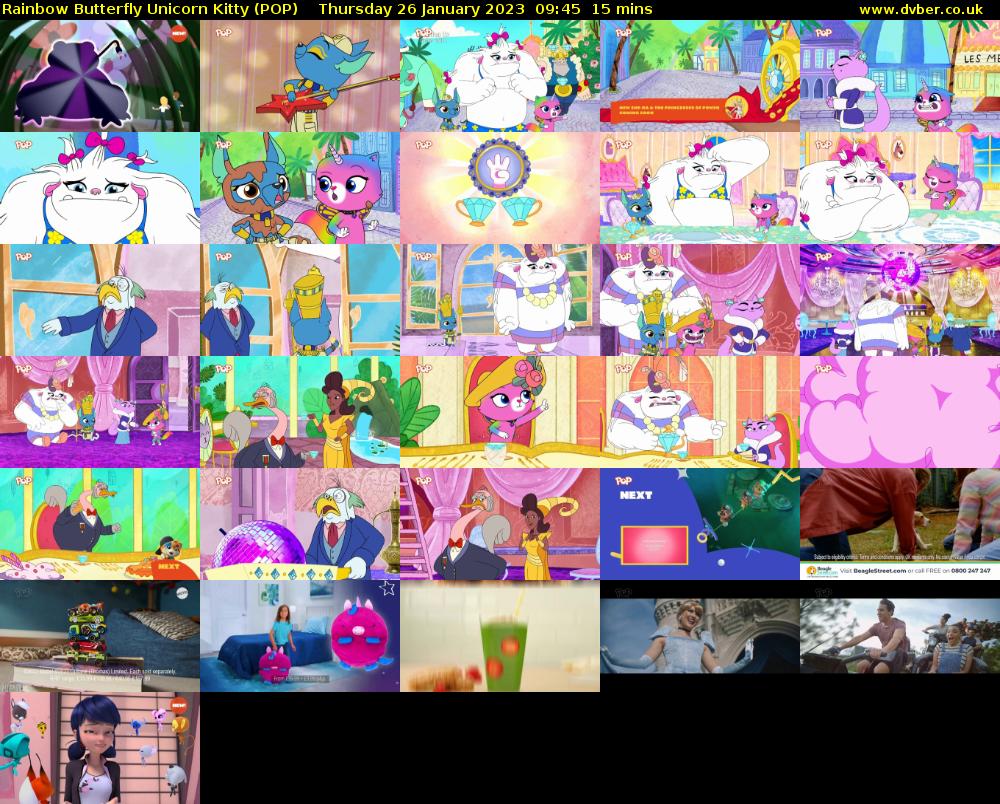 Rainbow Butterfly Unicorn Kitty (POP) Thursday 26 January 2023 09:45 - 10:00