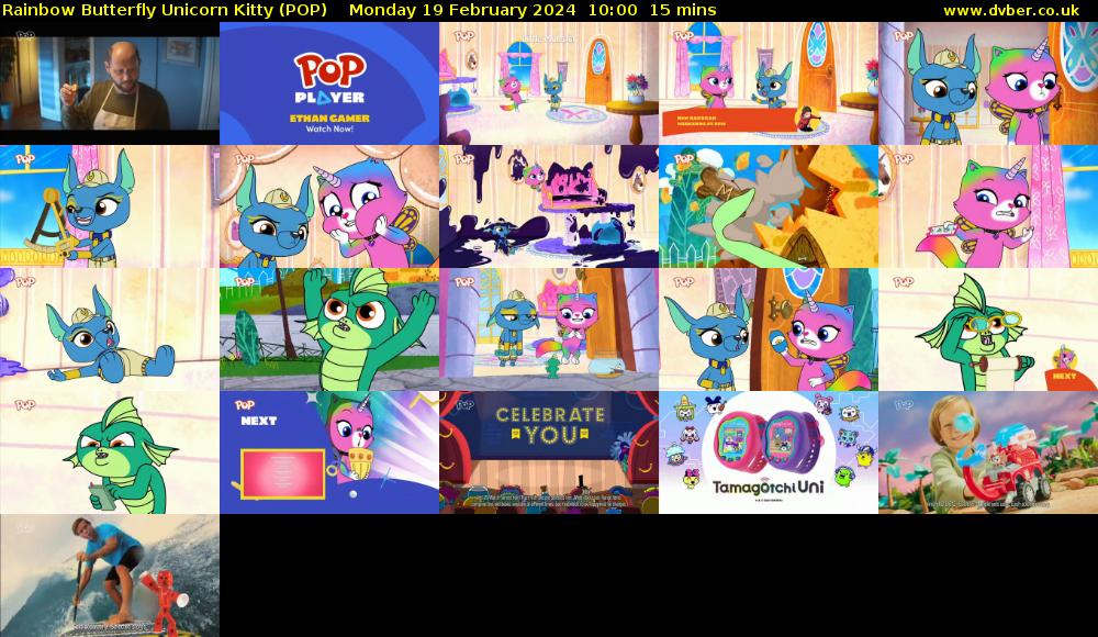 Rainbow Butterfly Unicorn Kitty (POP) Monday 19 February 2024 10:00 - 10:15