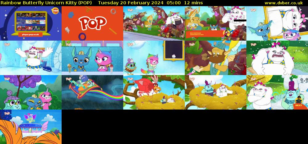 Rainbow Butterfly Unicorn Kitty (POP) Tuesday 20 February 2024 05:00 - 05:12