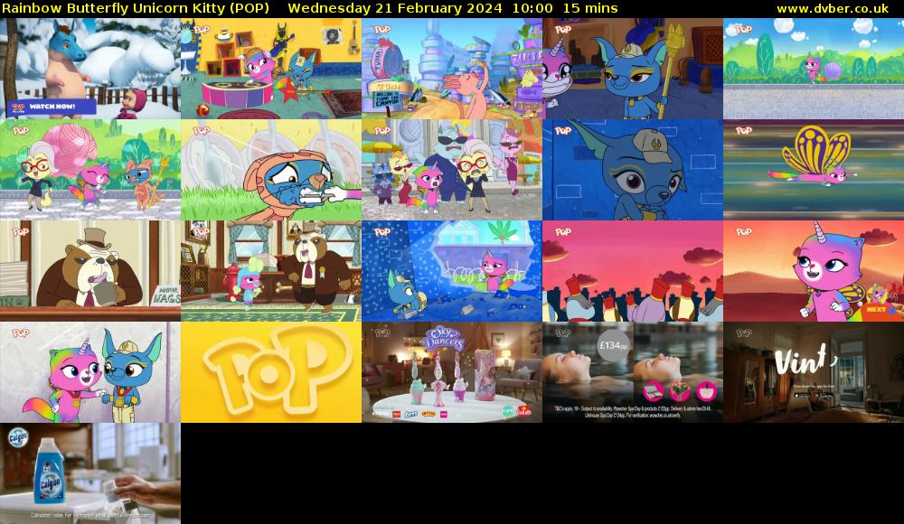 Rainbow Butterfly Unicorn Kitty (POP) Wednesday 21 February 2024 10:00 - 10:15