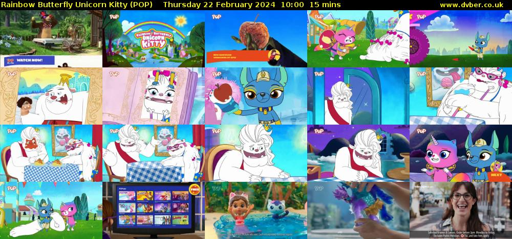 Rainbow Butterfly Unicorn Kitty (POP) Thursday 22 February 2024 10:00 - 10:15