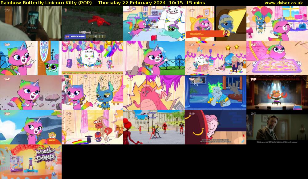Rainbow Butterfly Unicorn Kitty (POP) Thursday 22 February 2024 10:15 - 10:30
