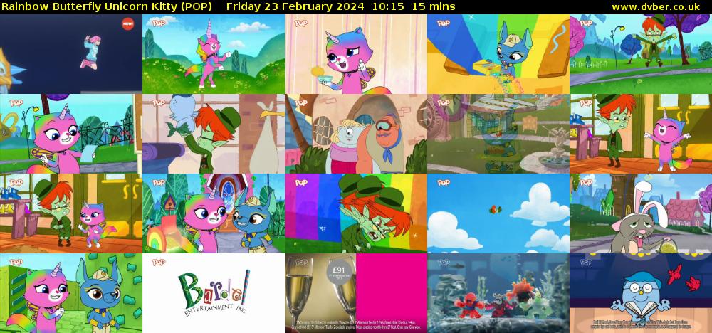 Rainbow Butterfly Unicorn Kitty (POP) Friday 23 February 2024 10:15 - 10:30