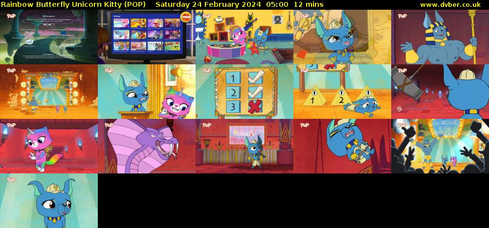 Rainbow Butterfly Unicorn Kitty (POP) Saturday 24 February 2024 05:00 - 05:12