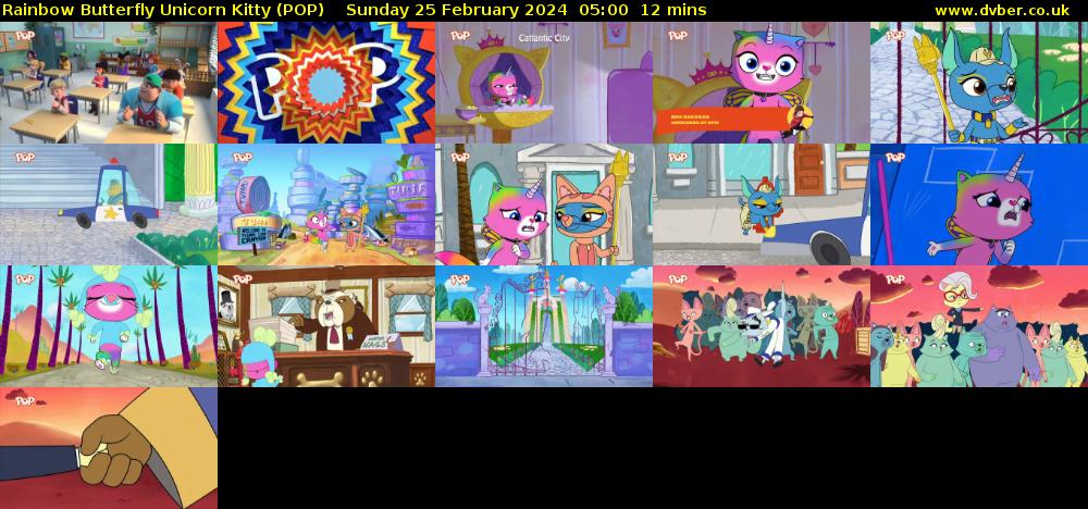 Rainbow Butterfly Unicorn Kitty (POP) Sunday 25 February 2024 05:00 - 05:12