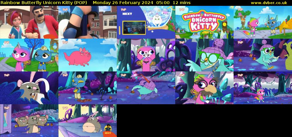 Rainbow Butterfly Unicorn Kitty (POP) Monday 26 February 2024 05:00 - 05:12