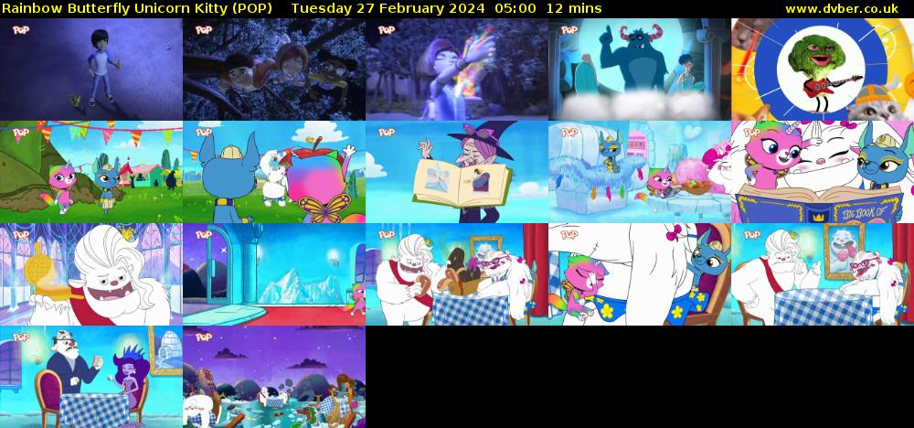 Rainbow Butterfly Unicorn Kitty (POP) Tuesday 27 February 2024 05:00 - 05:12