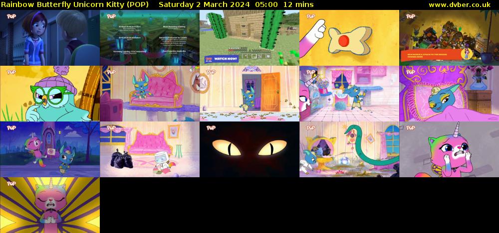 Rainbow Butterfly Unicorn Kitty (POP) Saturday 2 March 2024 05:00 - 05:12
