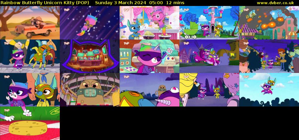 Rainbow Butterfly Unicorn Kitty (POP) Sunday 3 March 2024 05:00 - 05:12