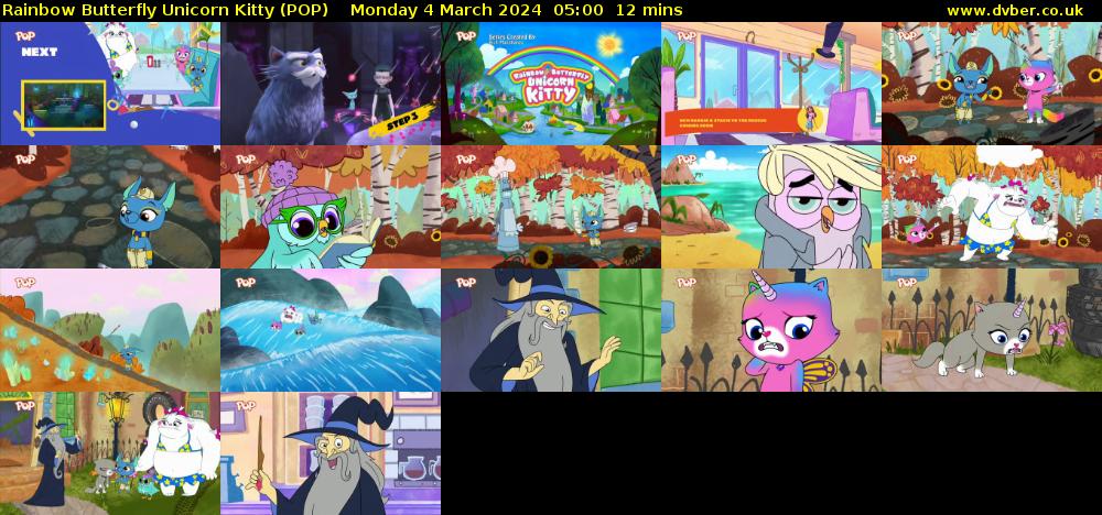Rainbow Butterfly Unicorn Kitty (POP) Monday 4 March 2024 05:00 - 05:12