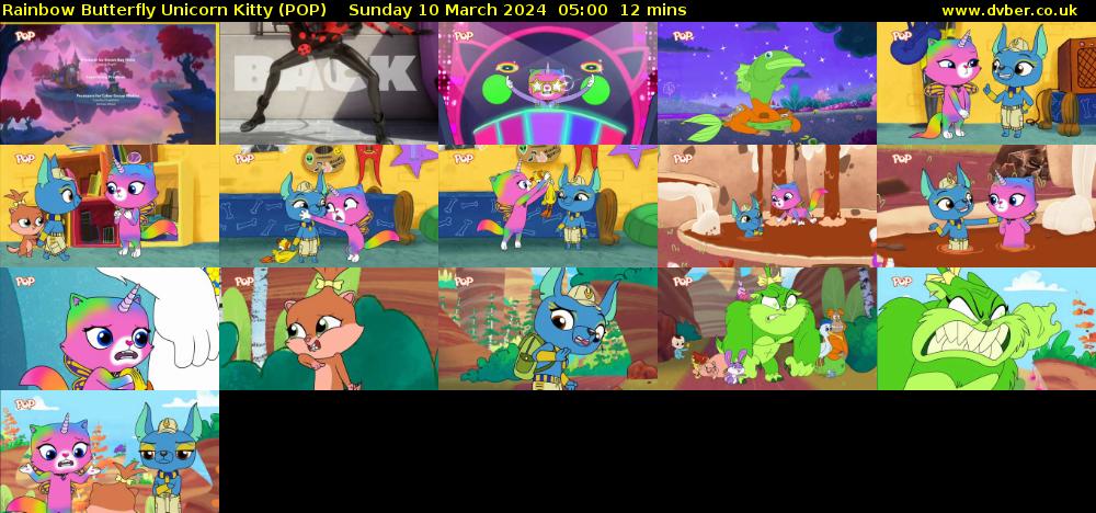 Rainbow Butterfly Unicorn Kitty (POP) Sunday 10 March 2024 05:00 - 05:12