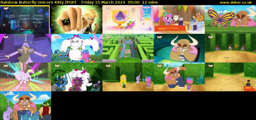 Rainbow Butterfly Unicorn Kitty (POP) Friday 15 March 2024 05:00 - 05:12