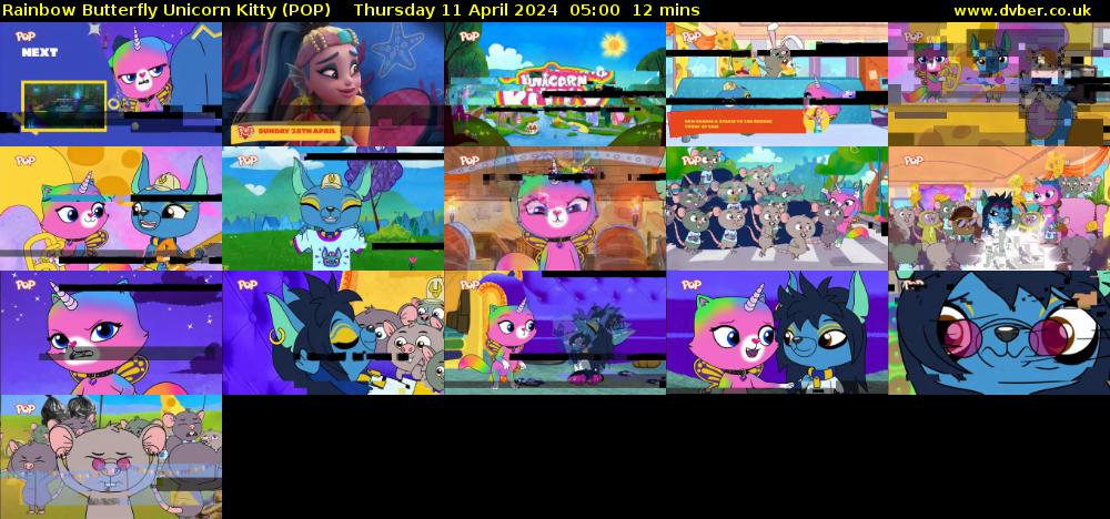 Rainbow Butterfly Unicorn Kitty (POP) Thursday 11 April 2024 05:00 - 05:12