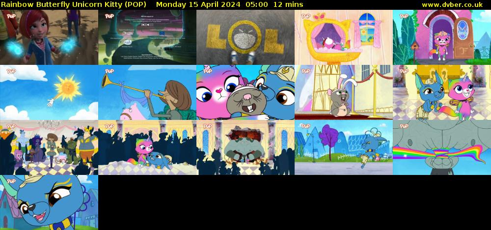 Rainbow Butterfly Unicorn Kitty (POP) Monday 15 April 2024 05:00 - 05:12