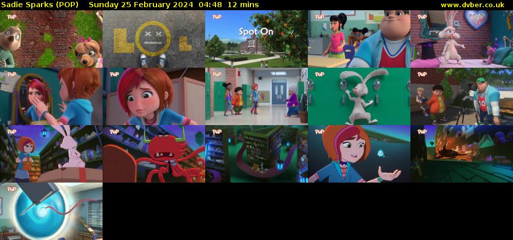 Sadie Sparks (POP) Sunday 25 February 2024 04:48 - 05:00