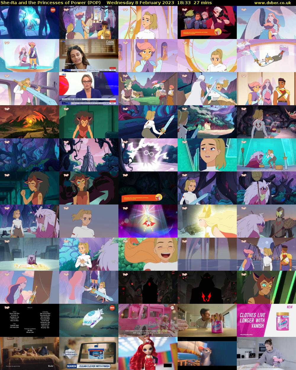 She-Ra and the Princesses of Power (POP) Wednesday 8 February 2023 18:33 - 19:00