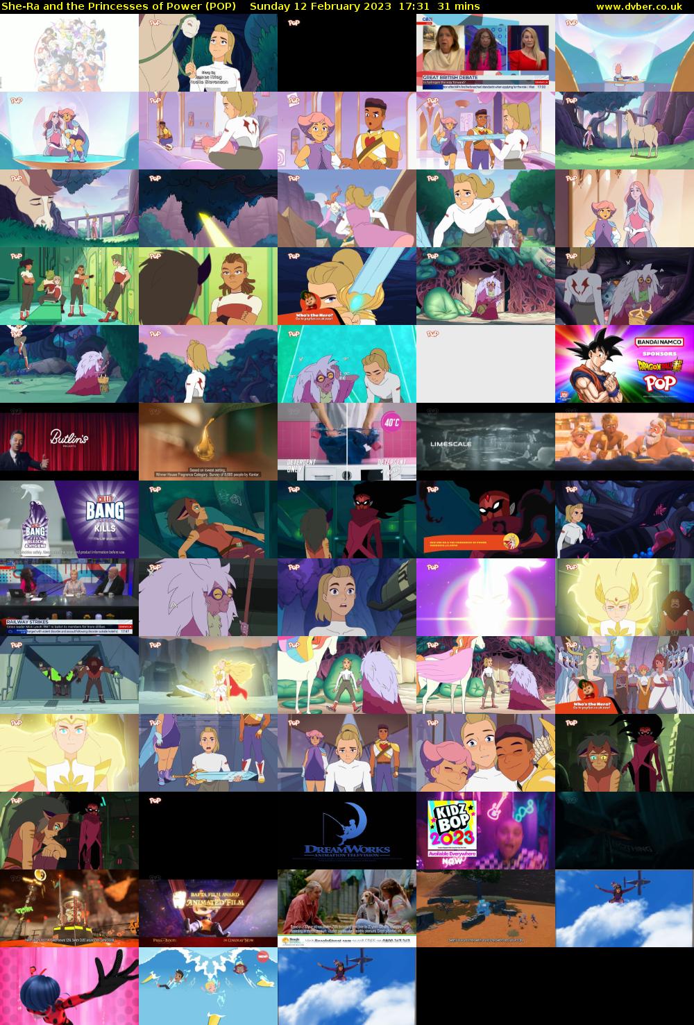 She-Ra and the Princesses of Power (POP) Sunday 12 February 2023 17:31 - 18:02
