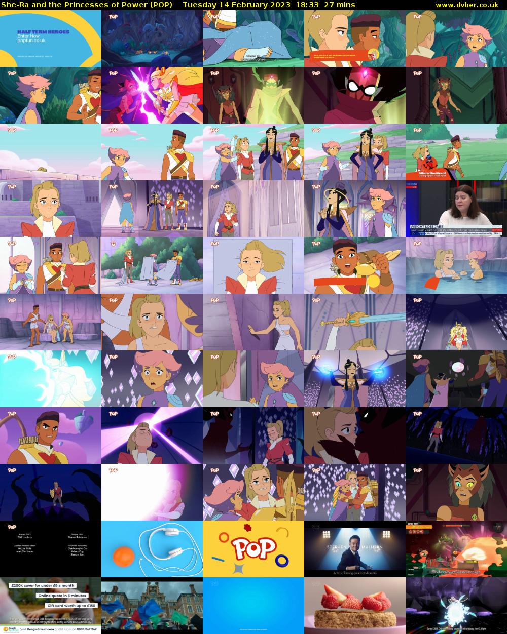 She-Ra and the Princesses of Power (POP) Tuesday 14 February 2023 18:33 - 19:00
