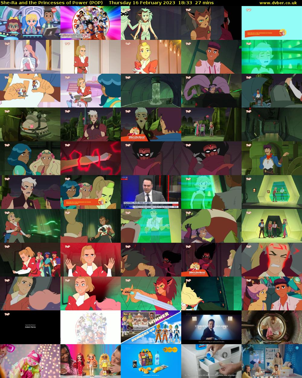 She-Ra and the Princesses of Power (POP) Thursday 16 February 2023 18:33 - 19:00