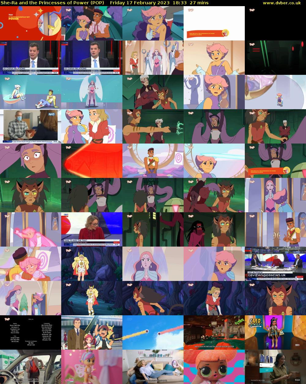 She-Ra and the Princesses of Power (POP) Friday 17 February 2023 18:33 - 19:00