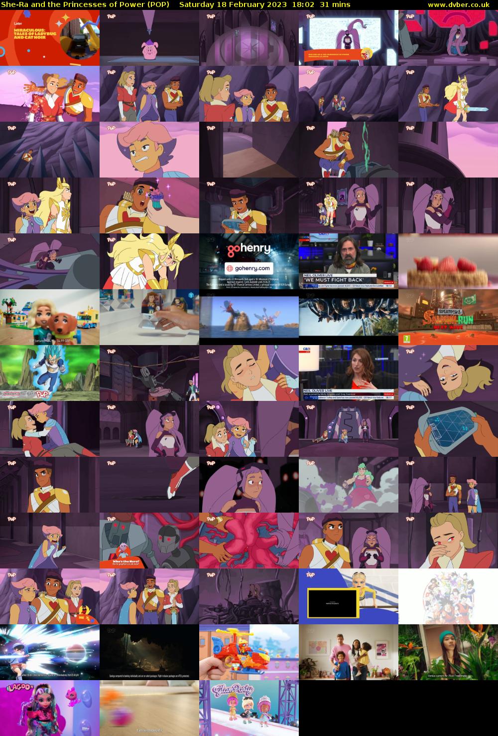 She-Ra and the Princesses of Power (POP) Saturday 18 February 2023 18:02 - 18:33