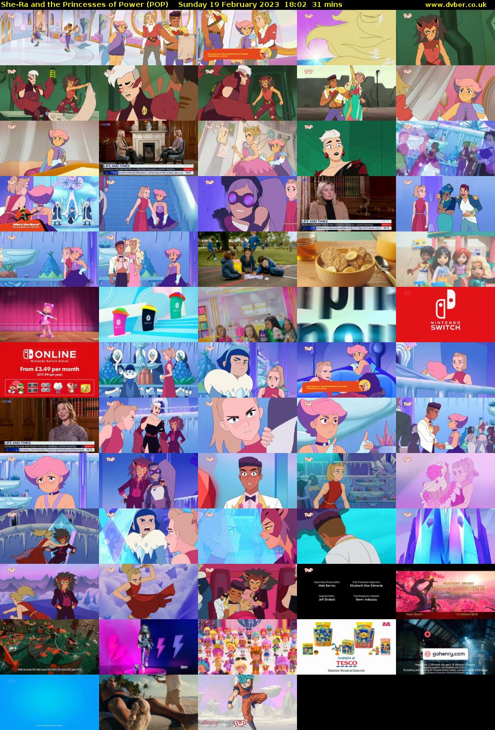 She-Ra and the Princesses of Power (POP) Sunday 19 February 2023 18:02 - 18:33