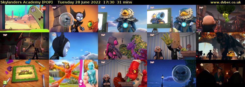 Skylanders Academy (POP) Tuesday 28 June 2022 17:30 - 18:01