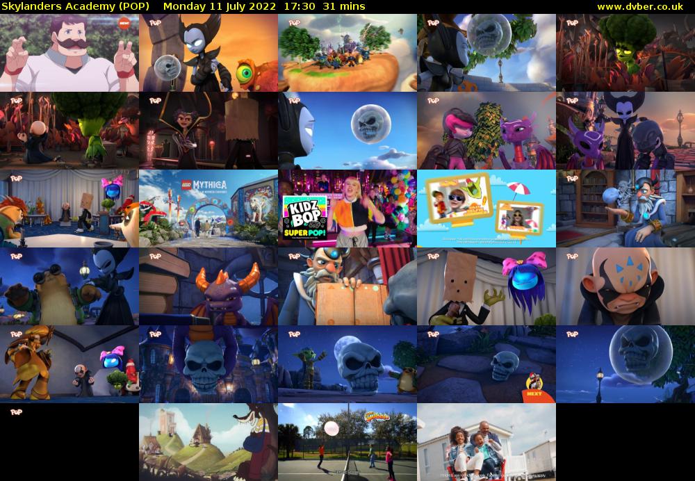 Skylanders Academy (POP) Monday 11 July 2022 17:30 - 18:01