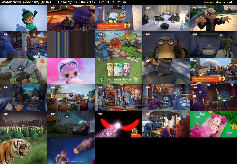 Skylanders Academy (POP) Tuesday 12 July 2022 17:30 - 18:01