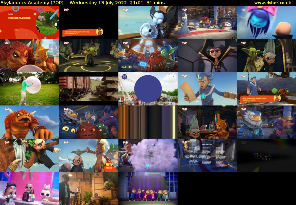 Skylanders Academy (POP) Wednesday 13 July 2022 21:01 - 21:32