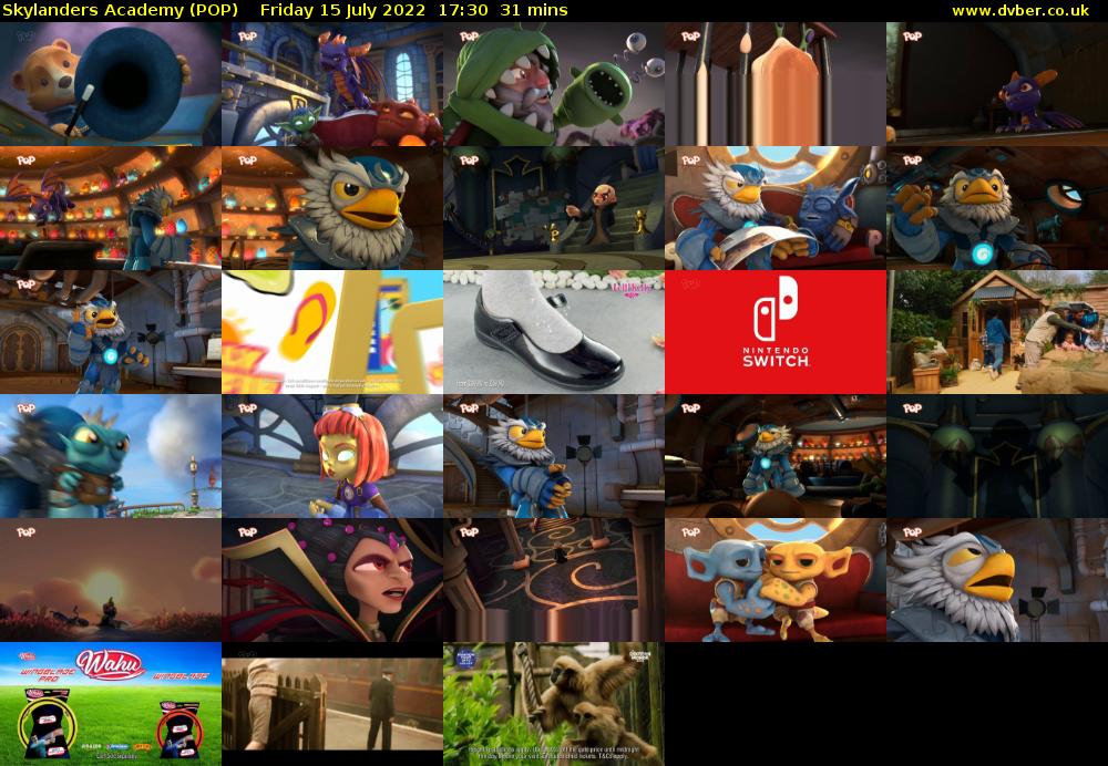 Skylanders Academy (POP) Friday 15 July 2022 17:30 - 18:01