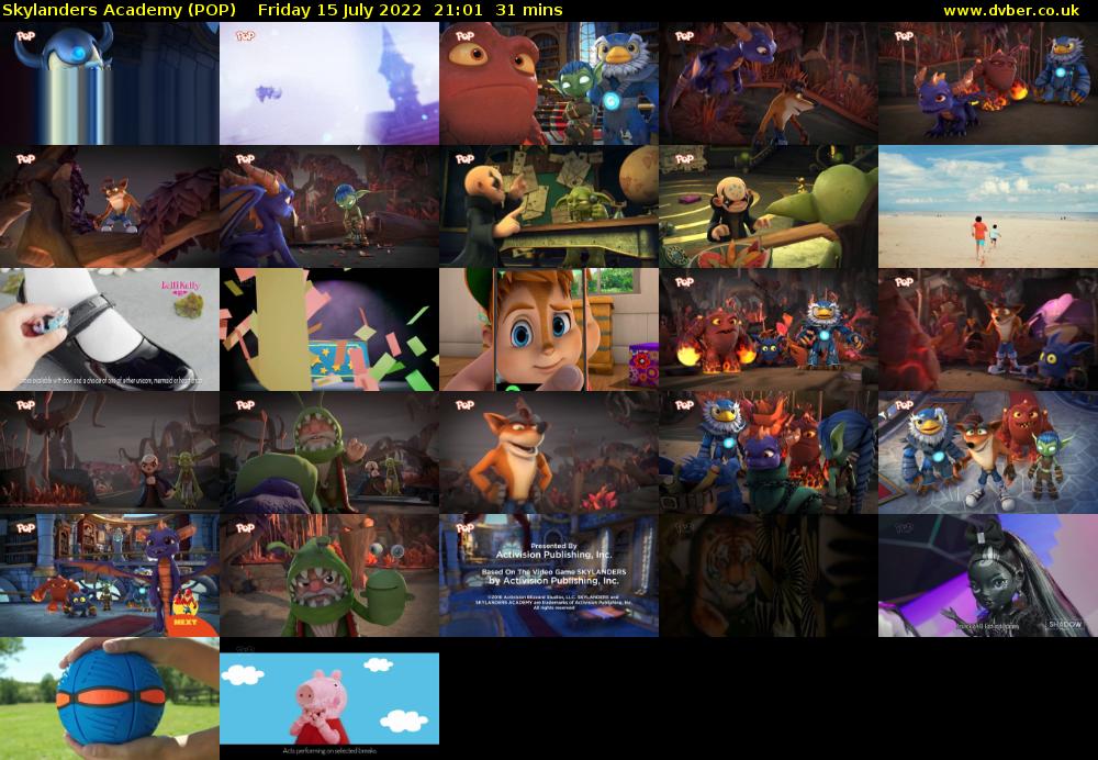 Skylanders Academy (POP) Friday 15 July 2022 21:01 - 21:32